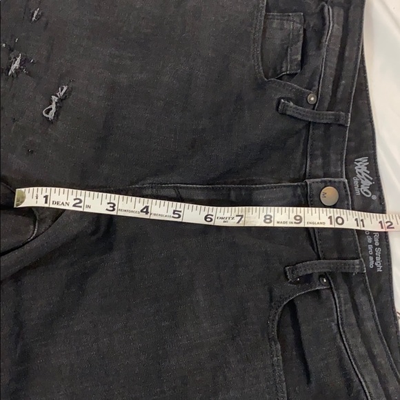 🌺HP🌺 Black high rise straight denim 12R - Picture 7 of 8